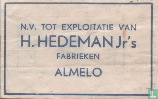 H. Hedeman Jr's Fabrieken - Afbeelding 1