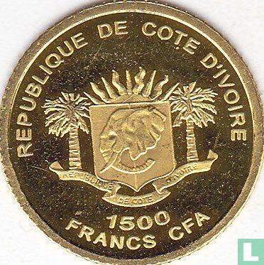 Ivory Coast 1500 francs 2007 (PROOF) "Petra" - Image 2