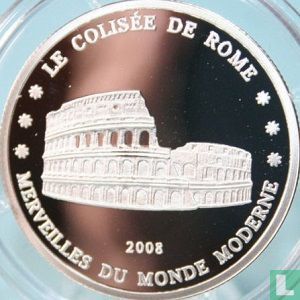 Ivoorkust 500 francs 2008 (PROOF) "Colosseum in Rome" - Afbeelding 1