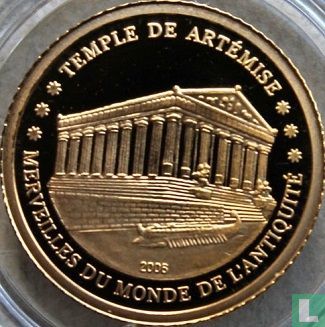 Ivoorkust 1500 francs 2006 (PROOF) "Temple of Artemis" - Afbeelding 1
