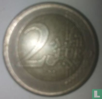 Pays-Bas 2 euro 2000 (fauté) - Image 2
