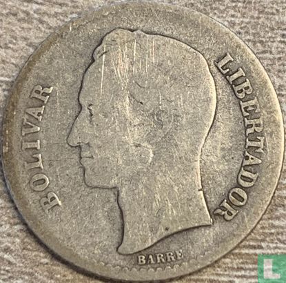 Venezuela 1 bolívar 1921 - Image 2