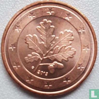 Duitsland 2 cent 2019 (F) - Afbeelding 1