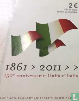 Italië 2 euro 2011 "150th anniversary of Italian unification" - Afbeelding 3