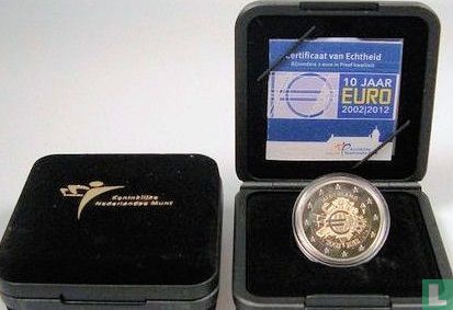 Nederland 2 euro 2012 (PROOF) "10 years of euro cash" - Afbeelding 2