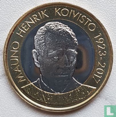 Finlande 5 euro 2018 "Mauno Henrik Koivisto" - Image 2