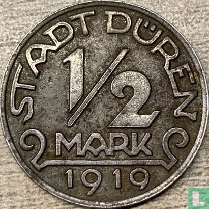 Düren ½ Mark 1919 (Typ 1) - Bild 1