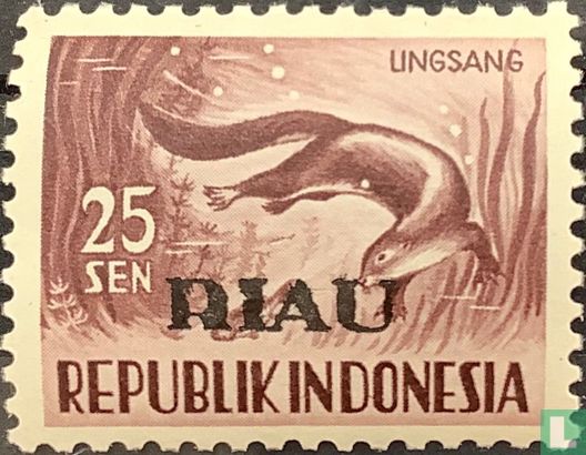 Indonesia 1957 RIAU Fauna  