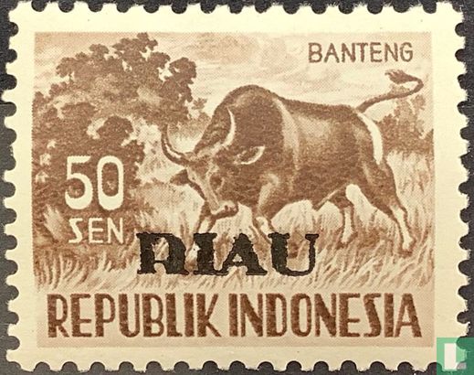 Indonesien 1957 RIAU Fauna   