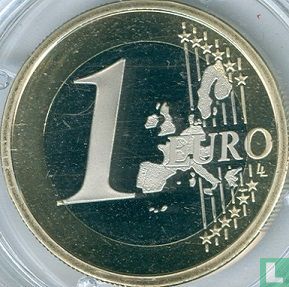 Monaco 1 euro 2001 (PROOF) - Afbeelding 2