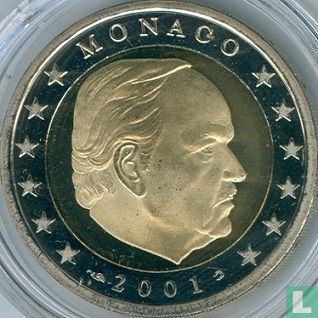 Monaco 2 euro 2001 (PROOF) - Image 1