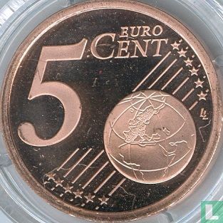 Monaco 5 cent 2001 (PROOF) - Afbeelding 2
