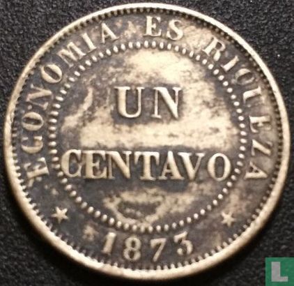 Chili 1 centavo 1873 - Afbeelding 1
