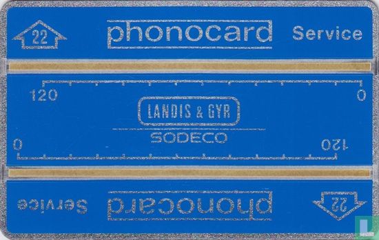 Phonocard service Stu.22 - Afbeelding 1