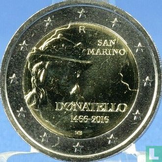San Marino 2 euro 2016 "550th anniversary of the Death of Donatello" - Afbeelding 1