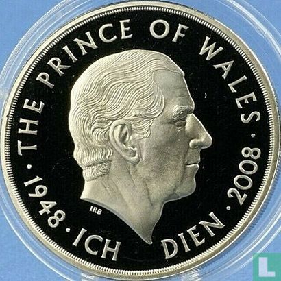 Verenigd Koninkrijk 5 pounds 2008 (PROOF - zilver) "60th birthday of Prince Charles" - Afbeelding 1