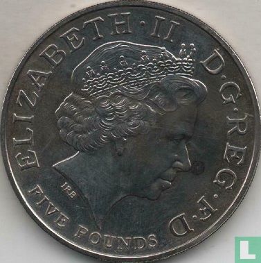 Royaume-Uni 5 pounds 2008 "60th Birthday of Prince Charles" - Image 2