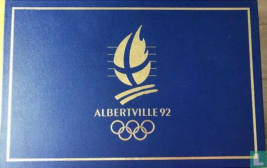 Frankrijk combinatie set 1991 (PROOF) "1992 Olympics - Albertville" - Afbeelding 1