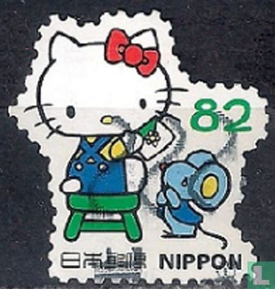 Greeting stamps Hello Kitty