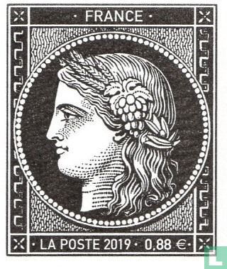 170 jaar van de eerste Franse postzegel