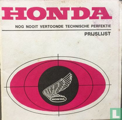 Honda Nog nooit vertoonde technische perfectie Prijslijst  - Image 1