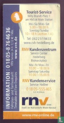 rnv - Heidelberg - Stadtplan - Linienplan - Citymap - 2006 - Image 2