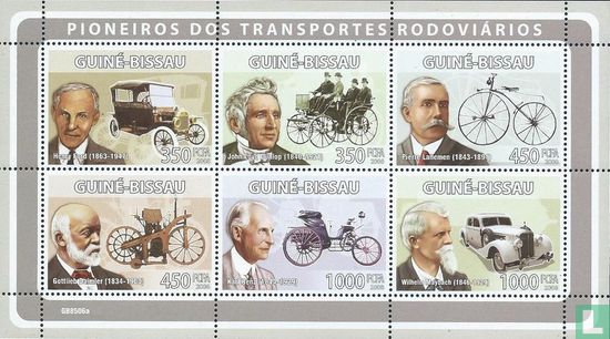 Pioneers of means of transport