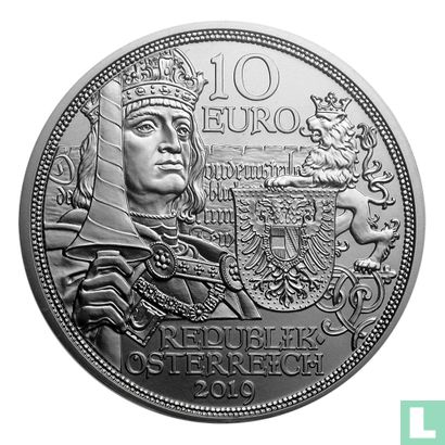 Oostenrijk 10 euro 2019 (zilver) "500th anniversary Death of Emperor Maximilian I" - Afbeelding 1