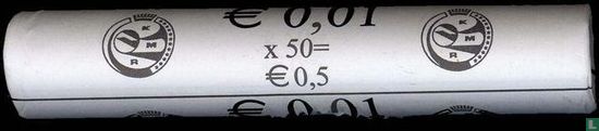 Belgium 1 cent 2001 (roll) - Image 1