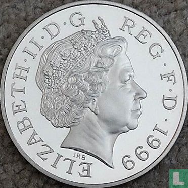 Verenigd Koninkrijk 5 pounds 1999 (PROOF - koper-nikkel) "In memory of Diana - Princess of Wales" - Afbeelding 1