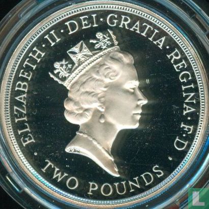 Verenigd Koninkrijk 2 pounds 1995 (PROOF - zilver) "50th anniversary of the end of World War II" - Afbeelding 1