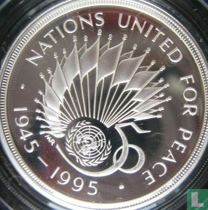 Royaume-Uni 2 pounds 1995 (BE - argent) "50 years Creation of the United Nations" - Image 1