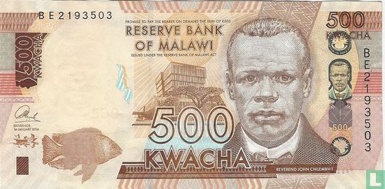 Malawi 500 Kwacha  - Image 1