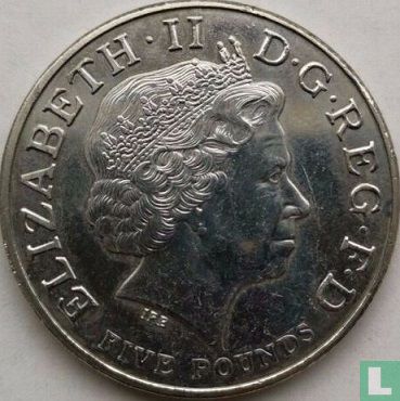 Verenigd Koninkrijk 5 pounds 2006 "80th birthday of Queen Elizabeth II" - Afbeelding 2