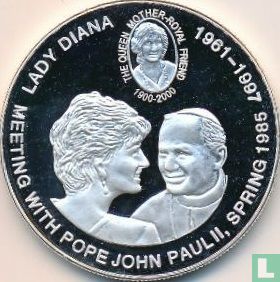 Congo-Kinshasa 5 francs 2000 (PROOF) "Lady Diana - Meeting with pope John Paul II" - Image 1