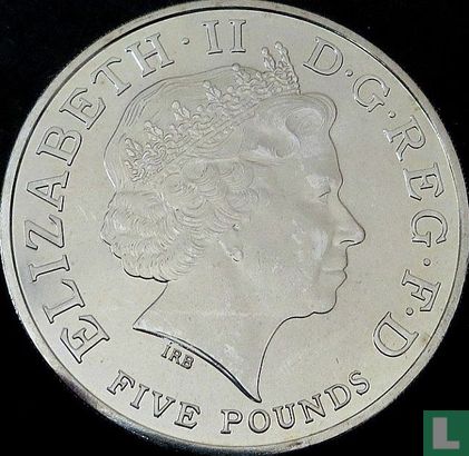 Verenigd Koninkrijk 5 pounds 2010 "Countdown to London 2012" - Afbeelding 2
