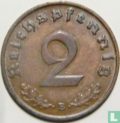 German Empire 2 reichspfennig 1938 (B) - Image 2