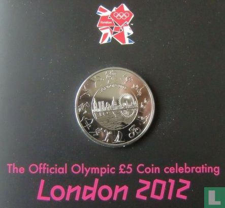 Vereinigtes Königreich 5 Pound 2012 (Folder) "Summer Olympics in London" - Bild 3