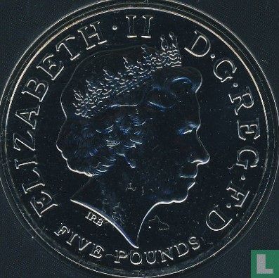 Verenigd Koninkrijk 5 pounds 2012 "Countdown to London 2012" - Afbeelding 2