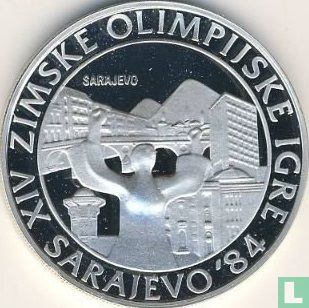Joegoslavië 250 dinara 1982 (PROOF) "1984 Winter Olympics - Sarajevo" - Afbeelding 2
