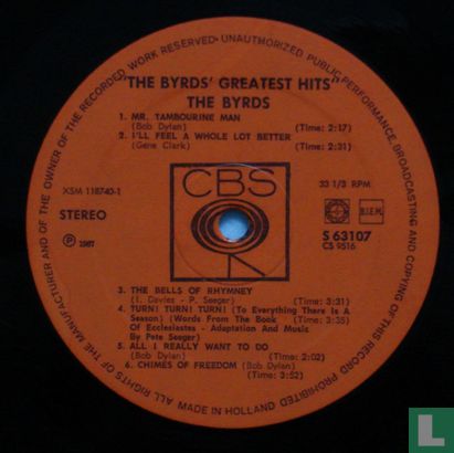 The Byrds' Greatest Hits - Afbeelding 3