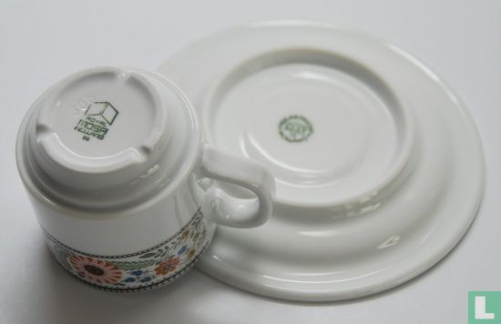 Coffee cup and saucer - Sonja 305 - Decor Printemps - Mosa - Image 2