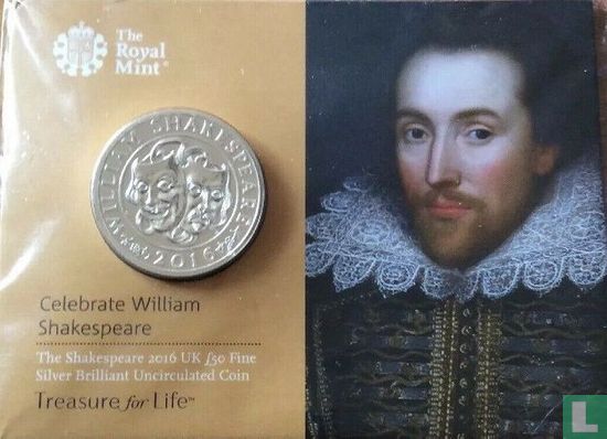 Verenigd Koninkrijk 50 pounds 2016 (folder) "400th anniversary Death of William Shakespeare" - Afbeelding 1