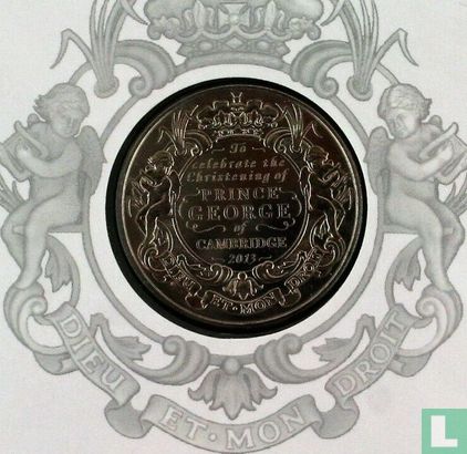 Verenigd Koninkrijk 5 pounds 2013 (folder) "Christening of Prince George of Cambridge" - Afbeelding 3