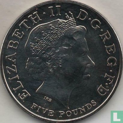 Vereinigtes Königreich 5 Pound 2013 "Christening of Prince George of Cambridge" - Bild 2