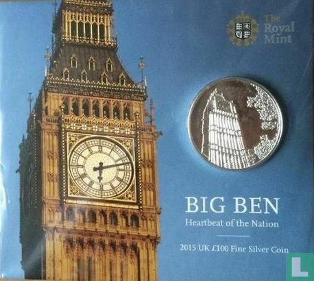 Vereinigtes Königreich 100 Pound 2015 (Folder) "Big Ben" - Bild 1