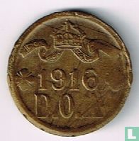 German East Africa 5 heller 1916 (oval based crown) - Image 1