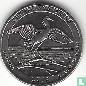 Vereinigte Staaten ¼ Dollar 2018 (D) "Cumberland Island" - Bild 1