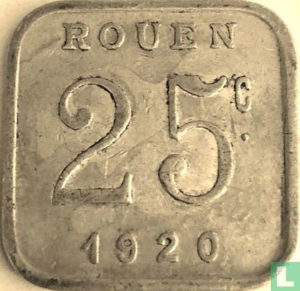 Rouen 25 centimes 1920 - Afbeelding 1