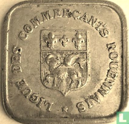 Rouen 25 centimes 1920 - Image 2